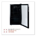 Refrigerators | Alera JC-90VEL-F 3.4 cu-ft. Beverage Cooler - Stainless Steel/Black image number 4