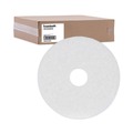 Floor Pads-Cleaning, Buffing & Polishing | Boardwalk BWK4015WHI 15 in. Diameter Polishing Floor Pads - White (5/Carton) image number 0