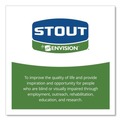 Repro Trash Bags | Stout by Envision G3344B11 33 in. x 44 in. 39-Gallon 1.1 mil. Controlled Life-Cycle Plastic Trash Bags - Brown (40/Box) image number 12
