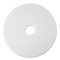 Floor Pads-Cleaning, Buffing & Polishing | 3M 4100-20 20 in. Low-Speed Super Polishing Floor Pads - White (5/Carton) image number 0