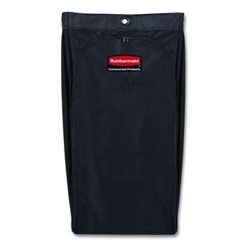 CARTS | Rubbermaid Commercial 2202530 10.5 in. x 16.8 in. x 33 in. 30 Gallon Fabric Cleaning Cart Bag for Rubbermaid Commercial Housekeeping and Janitorial Carts - Black (4/Carton)