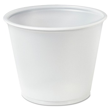 Dart P550N 5.5 oz Polystyrene Portion Cups - Translucent (2500/Carton)