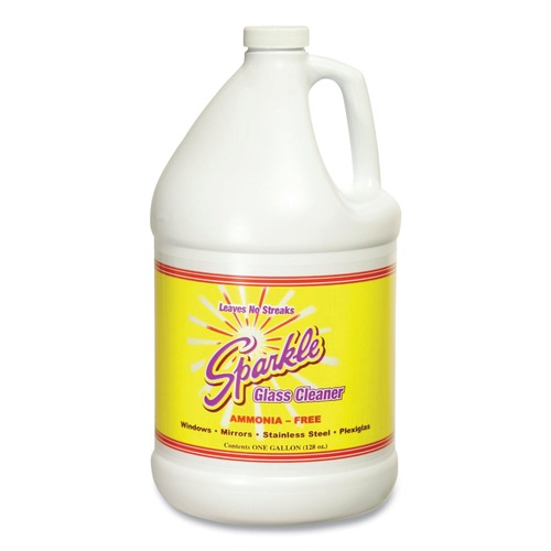 Disinfecting & Cleaning Solutions | Sparkle 20500 1 gallon Bottle Refill Glass Cleaner image number 0