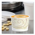 Food Containers & Lids | SOLO HS4125-J8000 3.6 in. Diameter x 3.3 in. h 12 oz Double Poly Paper Symphony Design Food Containers (500/Carton) image number 3