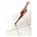 Brushes | Rubbermaid 1839685 Multi-Purpose Cordless Battery Power Scrubber Red/White Nylon Bristles 12.68-in Brush 7-in Red/Black Handle image number 1