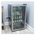 Refrigerators | Alera JC-90VEL-F 3.4 cu-ft. Beverage Cooler - Stainless Steel/Black image number 6
