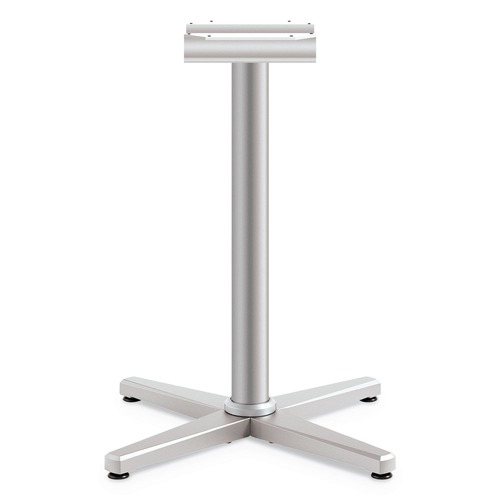 Indoor Dining & Cafe Tables | HON HCT29MX.PR8 Arrange 25.59 in. x 27.89 in. X-Base for 36 in. Tops - Silver image number 0