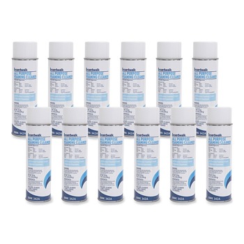 Boardwalk 1041290 19 oz. Aerosol All Purpose Foaming Cleanser with Ammonia (12/Carton)