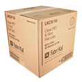 Cup Lids | Fabri-Kal 000000000009508053 Kal-Clear/Nexclear X-Style Straw Slot/Flavor Buttons Plastic Drink Cup Lids Fits 9 oz. to 10 oz. Cold Cups - Clear (2500/Carton) image number 3