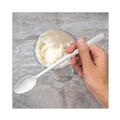Professional Cutlery | Dart SO8BW 8 in. Spoon Bonus Polypropylene Utensils - White (1000/Carton) image number 2