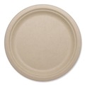 Plates | World Centric PL-SC-U10-LFP 10.1 in. Diameter Paper Fiber Plates - Natural (800/Carton) image number 0