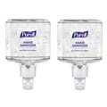 Hand Sanitizers | PURELL 6463-02 1200 ml Clean Scent Advanced Hand Sanitizer Gel Refill for ES6 Dispensers (2/Carton) image number 0