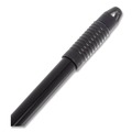 Handles & Braces | Carlisle 3697000 1 in. Diameter x 60 in. Vinyl Coated Jaw Style Metal Mop Handle - Black image number 4