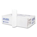 High-Density Trash Bags | Inteplast Group S334011N 33 gal. 11 microns 33 in. x 40 in. High-Density Interleaved Commercial Can Liners - Clear (25 Bags/Roll, 20 Rolls/Carton) image number 3