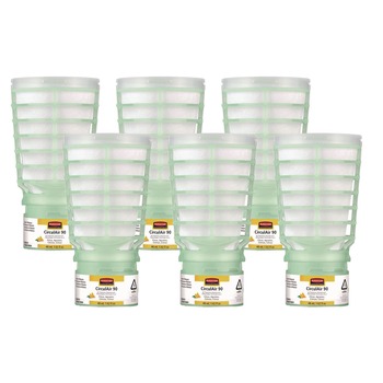 Rubbermaid Commercial FG402113 1.62 oz. TCell Microtrans Odor Neutralizer Refill - Citrus (6/Carton)