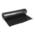 Low-Density Trash Bags | Boardwalk H8647HKKR01 43 in. x 47 in. 56 gal. 0.6 mil Low-Density Waste Can Liners - Black (100/Carton) image number 1