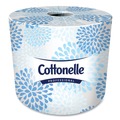 Perforated Roll & Hand Towels | Cottonelle 17713 2-Ply Septic Safe Bathroom Tissue for Business - White (60/Carton) image number 1