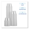 Cups | Boardwalk BWKPRTN2TS 2 oz. Polypropylene Souffle/Portion Cups - Clear (2500/Carton) image number 6