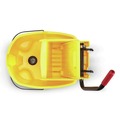 Buckets & Wringers | Rubbermaid Commercial FG618688YEL 44 qt. WaveBrake 2.0 Side-Press Plastic Bucket/Wringer Combos - Yellow image number 3
