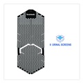 Toilet & Urinal Deodorizers | Boardwalk TSU-P-006I006I-56-AAS80 5.22 oz Vertical Urinal Screen - Midnight Coast Scent/Black (6/Carton) image number 6