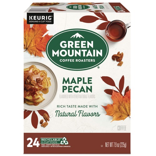 Coffee - Caffeinated | Green Mountain Coffee 5000369064 K-Cup Pods - Maple Pecan (24/Box) image number 0