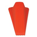 Doorstops | Master Caster 00965 Giant Foot 3.5 in. W x 6.75 in. D x 2 in. H No-Slip Rubber Wedge Doorstop - Safety Orange image number 2
