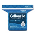 Hand Sanitizing Wipes | Cottonelle 41777 5 in. x 7.25 in. Fresh Care Flushable Cleansing Cloths - White image number 0