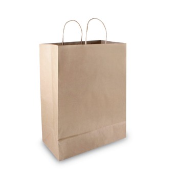 PRODUCTS | Cosco 091566 12 in. x 6.5 in. x 17 in. Premium Shopping Bag - Brown (50/Box)