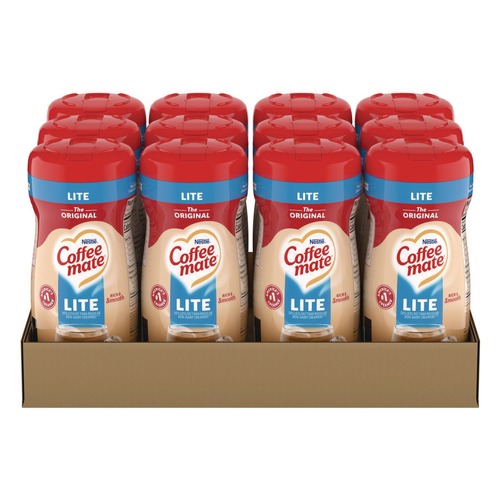 Creamers | Coffee-Mate 12036411 11 oz. Canister Powdered Original Lite Creamer (12/Carton) image number 0