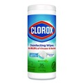 Cleaning Cloths & Wipes | Clorox 01593 7 in. x 8 in. 1-Ply Disinfecting Wipes - Fresh Scent, White (35/Canister) image number 0