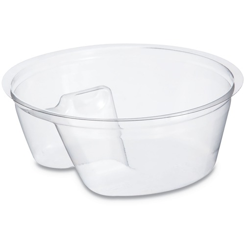 Cups | Dart PF35C1 3.5 oz Single Compartment Plastic Cup Insert - Clear (1000/Carton) image number 0