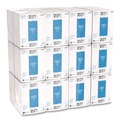 Cleaning Cloths & Wipes | Georgia Pacific Professional 29506 Pacific Blue Select 10 in. x 13 in. 1-Ply Disposable Patient Care Washcloths - Unscented White (55/Pack, 24 Packs/Carton) image number 1