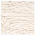 Mop Heads | Boardwalk BWK503WHEA 5 in. Super Loop Cotton/Synthetic Fiber Wet Mop Head - Large, White image number 4