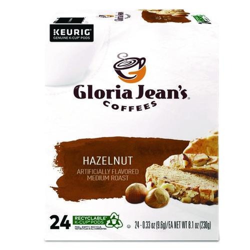 Coffee - Caffeinated | Gloria Jean's 5000330068 Coffee K-Cups - Hazelnut (24/Box) image number 0