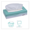 Facial Tissues | Windsoft WIN2360 2-Ply Flat Pop-Up Box Facial Tissue - White (30 Boxes/Carton) image number 4