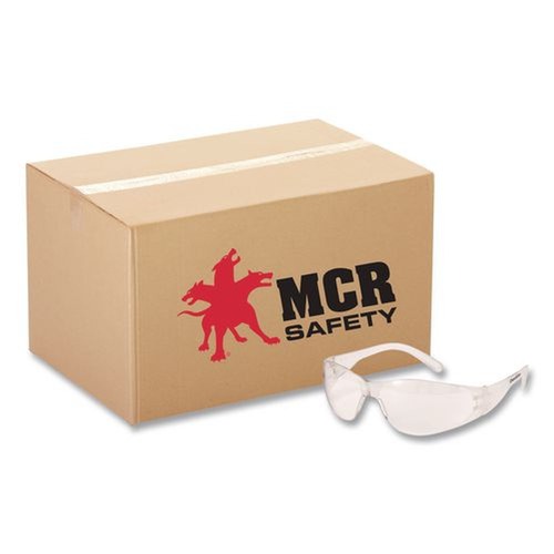 Eye Protection | MCR Safety CL010 Checklite Safety Glasses - Clear Frame/Lens (12/Box) image number 0