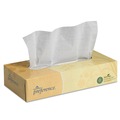Facial Tissues | Georgia Pacific Professional 48100 Pacific Blue 2-Ply Select Facial Tissue in Flat Box - White (100-Sheets/Box, 30-Boxes/Carton) image number 1