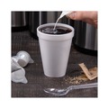 Cups | Dart 12J12 12 oz. Foam Drink Cups - White (25/Pack) image number 4