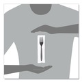Disposable Forks | SOLO RSK1-0004 Reliance Mediumweight Cutlery, Fork - Black (1,000/Carton) image number 6