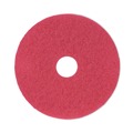 Floor Pads-Cleaning, Buffing & Polishing | Boardwalk BWK4016RED 16 in. Diameter Buffing Floor Pads - Red (5/Carton) image number 1