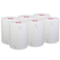 Perforated Roll & Hand Towels | Scott 47032 1-Ply 8 in. x 580 ft. Slimroll Towels - White/Pink (6 Rolls/Carton) image number 0