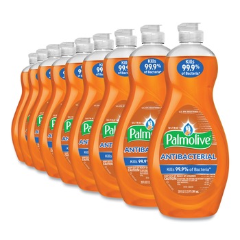 Palmolive US04232A 20 oz Bottle Ultra Antibacterial Dishwashing Liquid (9/Carton)