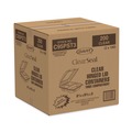 Food Containers & Lids | Dart C95PST3 ClearSeal 9.4 in. x 8.9 in. x 3 in. 3-Compartments Hinged-Lid Plastic Containers (200/Carton) image number 0