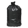 Low-Density Trash Bags | Classic 1507159 56 Gallon 0.9 mil 43 in. x 47 in. Linear Low-Density Can Liners - Black (100/Carton) image number 1