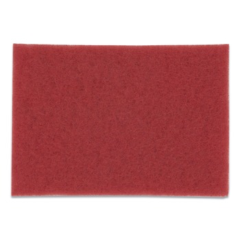 3M 5100-20 IN X 14 20 in. x 14 in. Low-Speed Buffer Floor Pads 5100 - Red (10/Carton)