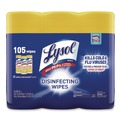 Cleaning Cloths & Wipes | LYSOL Brand 19200-82159 7 in. x 7.25 in. 1-Ply Disinfecting Wipes - Lemon and Lime Blossom White (4/Carton) image number 2