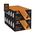 Food Service Disposable & Single Use Gloves | Ansell 49278 9.5 in. Long 6 mil Thick G10 Powder-Free Kraken Grip Nitrile Gloves - X-Large, Black (900/Carton) image number 1