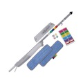 Mops | Boardwalk BWKBWMS16MFM 59 in. Bucketless Microfiber Mop System Kit - Gray image number 1