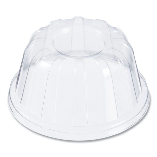 Cup Lids | Dart 20HDLC 5 oz. - 32 oz. D-T Sundae/Cold Cup Lids - Clear (1000/Carton) image number 0