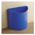 Indoor Waste Receptacles | Safco 9927BB 3 Gallon Plastic Desk-Side Recycling Receptacle - Black/Blue image number 1